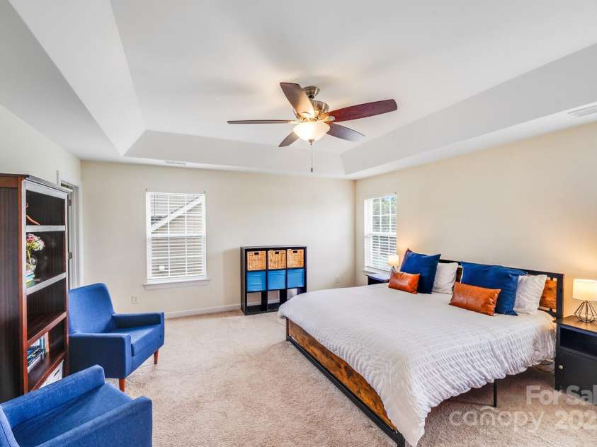 497 Dockside Lane, Concord, NC 28027.  MLS# CAR4288072, YatesRealty ID 35295. Primary Bedroom