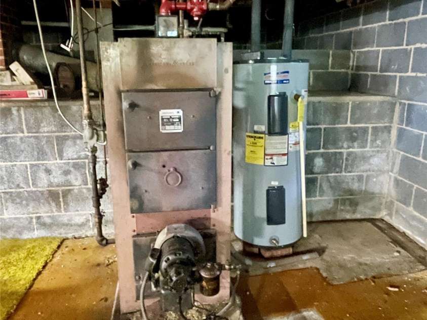 1099 Amherst Road, Morganton, NC 28655.  MLS# CAR4400099, YatesRealty ID 35301. Boiler in basement