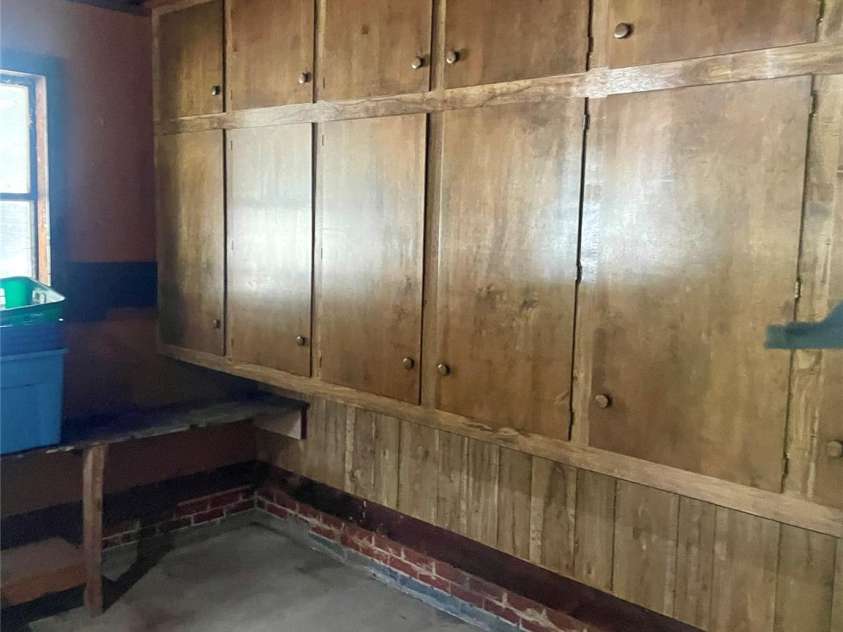 1099 Amherst Road, Morganton, NC 28655.  MLS# CAR4400099, YatesRealty ID 35301. Cabinets in attached Garage