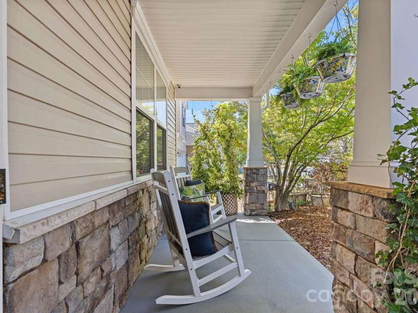 8220 Ruby Valley Road, Charlotte, NC 28277.  MLS# CAR4373964, YatesRealty ID 35304. Covered Porch