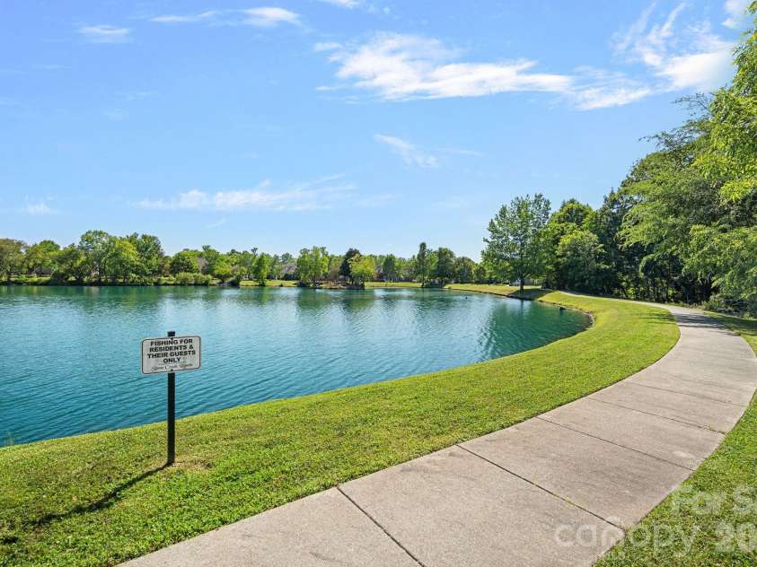 8220 Ruby Valley Road, Charlotte, NC 28277.  MLS# CAR4373964, YatesRealty ID 35304. Pond Walk