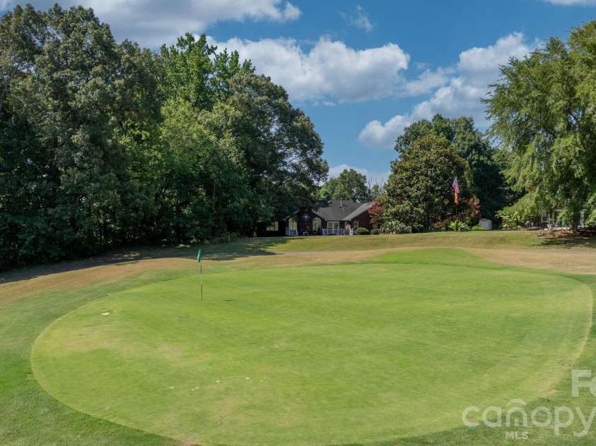 151 Harbourtown Drive, Kings Mountain, NC 28086.  MLS# CAR4400164, YatesRealty ID 35323. Backyard on 16th Hole
