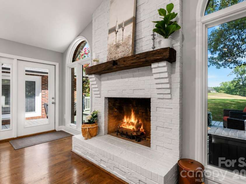 151 Harbourtown Drive, Kings Mountain, NC 28086.  MLS# CAR4400164, YatesRealty ID 35323. Great Room with entry to deck