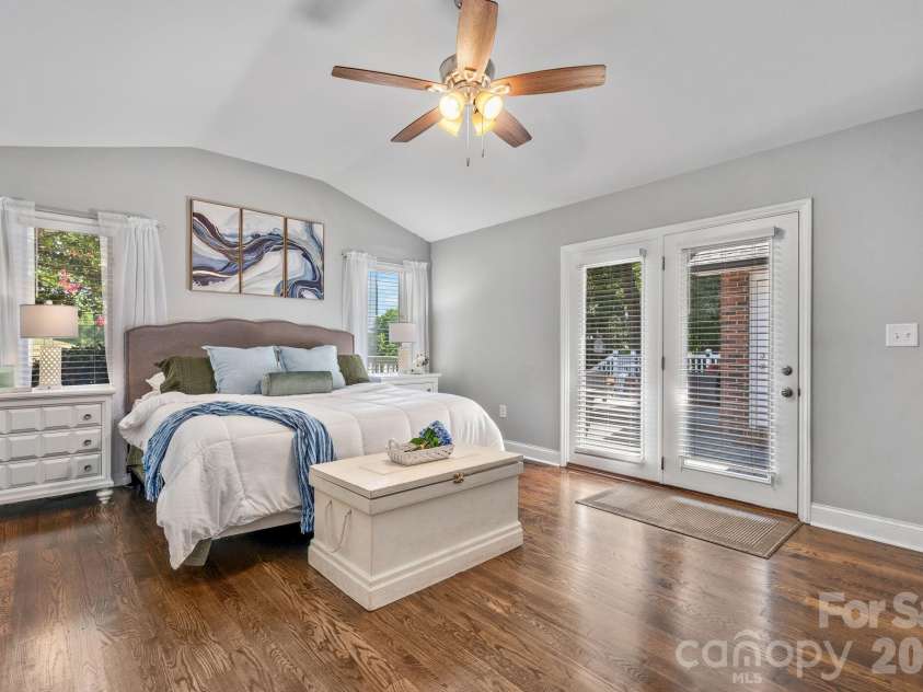 151 Harbourtown Drive, Kings Mountain, NC 28086.  MLS# CAR4400164, YatesRealty ID 35323. Primary Bedroom with private exit to Deck