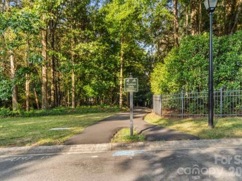 2328 Howerton Court, Charlotte, NC 28270.  MLS# CAR4388692, YatesRealty ID 35327. Subdivision walking trails