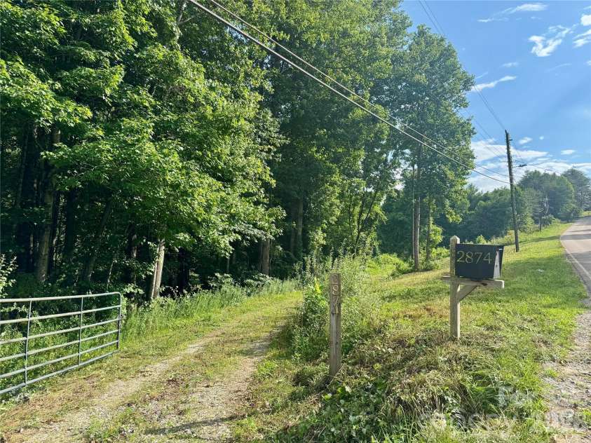 2874 Huffman Road, Lenoir, NC 28645.  MLS# CAR4400309, YatesRealty ID 35328. Driveway from the road