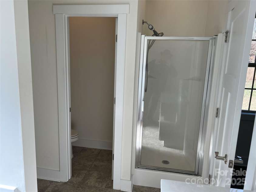 105 Water Leaf Drive, Weaverville, NC 28787.  MLS# CAR4240720, YatesRealty ID 3535. Primary bathroom shower