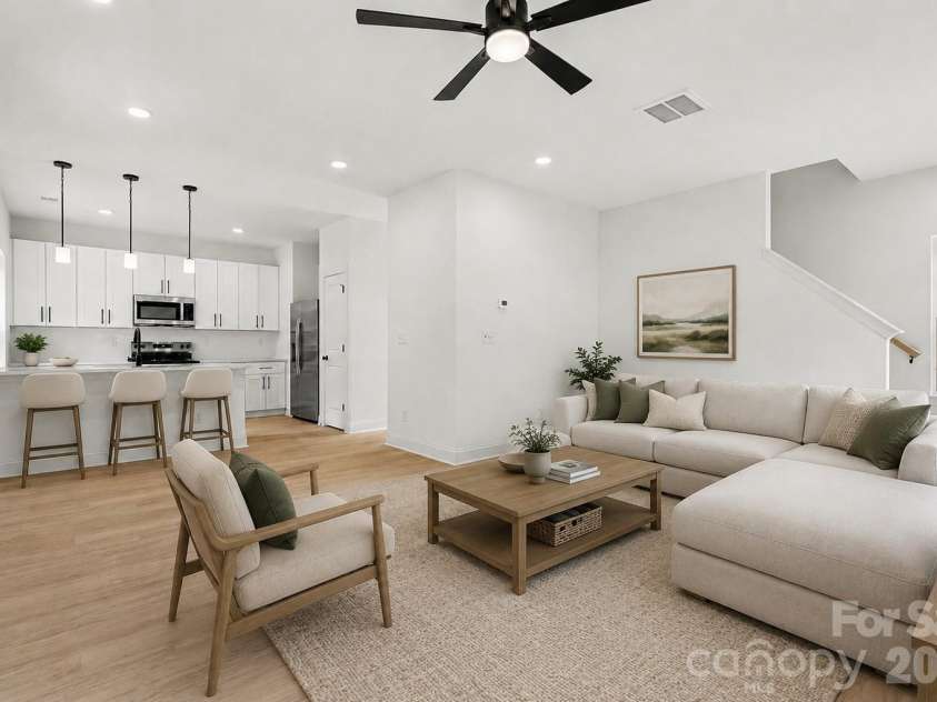 327 Whispering Pines Drive, Charlotte, NC 28217.  MLS# CAR4397862, YatesRealty ID 35353. Virtual Staged