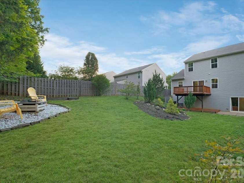 278 Almora Loop, Mooresville, NC 28115.  MLS# CAR4390826, YatesRealty ID 35356. Large private backyard