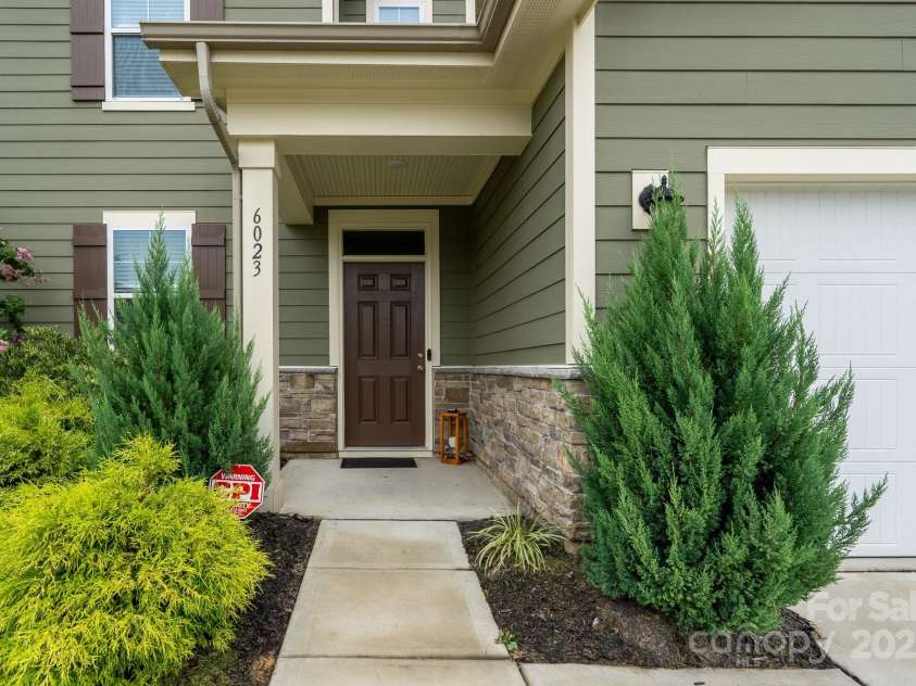 6023 Walkers Run Drive, Monroe, NC 28110.  MLS# CAR4292424, YatesRealty ID 35358. Entrance