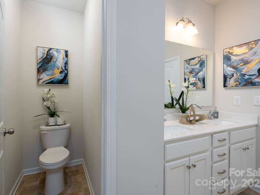 6023 Walkers Run Drive, Monroe, NC 28110.  MLS# CAR4292424, YatesRealty ID 35358. Primary Bathroom