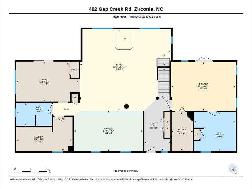 482 Gap Creek Road, Zirconia, NC 28790.  MLS# CAR4379332, YatesRealty ID 35361. 