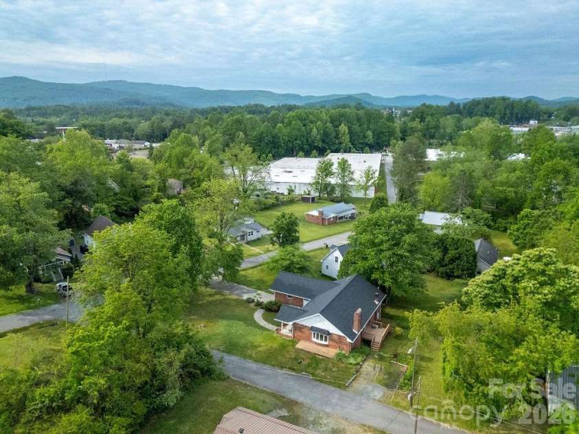 100 Kilpatrick Street, Brevard, NC 28712.  MLS# CAR4382761, YatesRealty ID 35369. Aerial View