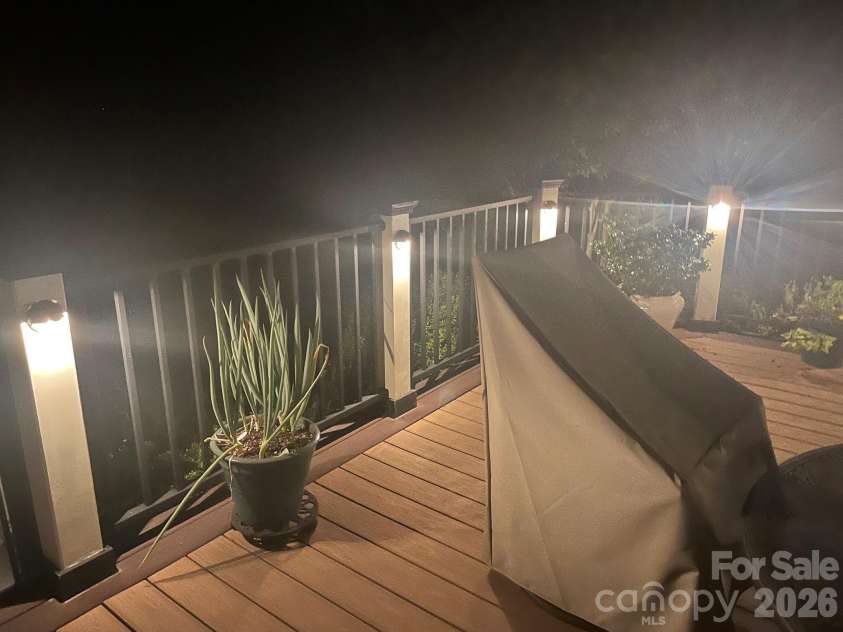 19223 Stableford Lane, Cornelius, NC 28031.  MLS# CAR4395781, YatesRealty ID 35371. Lighted Deck