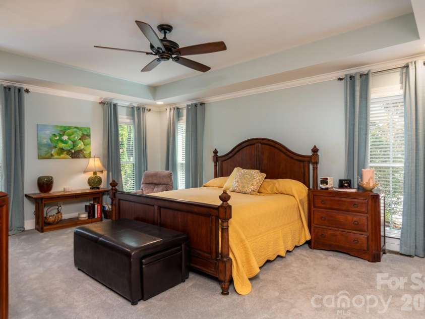 19223 Stableford Lane, Cornelius, NC 28031.  MLS# CAR4395781, YatesRealty ID 35371. Primary Bedroom