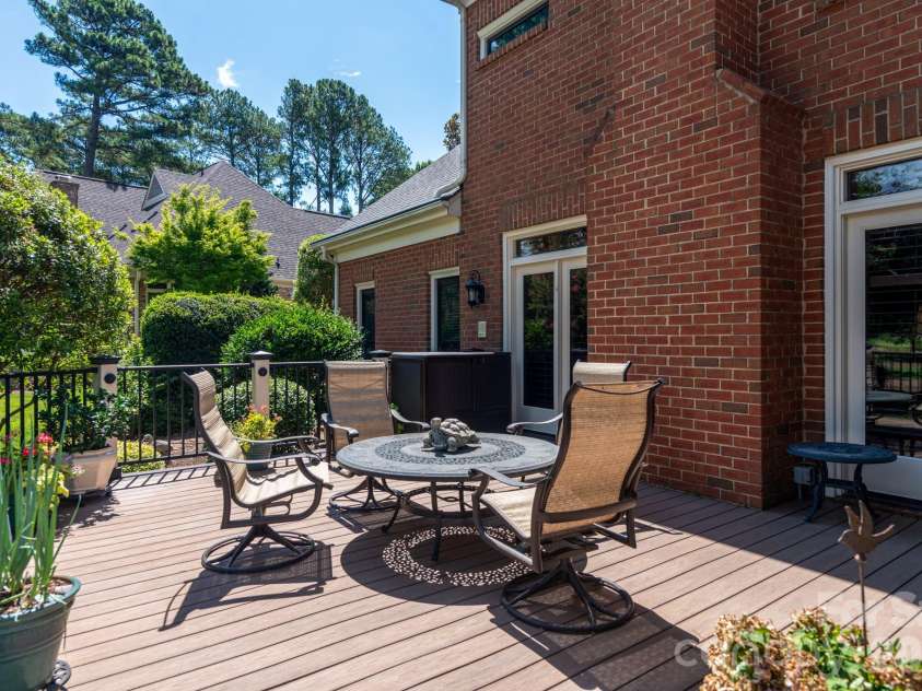 19223 Stableford Lane, Cornelius, NC 28031.  MLS# CAR4395781, YatesRealty ID 35371. Rear Deck