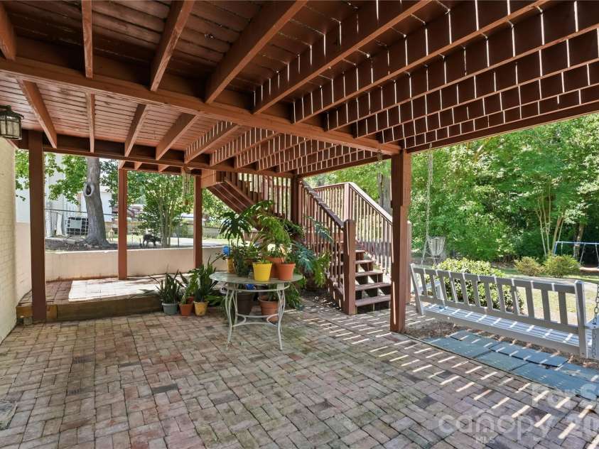 520 Eastway Avenue, Kannapolis, NC 28083.  MLS# CAR4396055, YatesRealty ID 35385. Covered patio perfect for  summer afternoons.