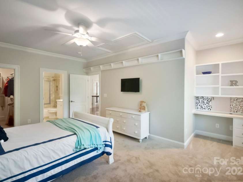 2915 Cutter Court, Waxhaw, NC 28173.  MLS# CAR4292425, YatesRealty ID 35386. Upstairs Bedroom 2