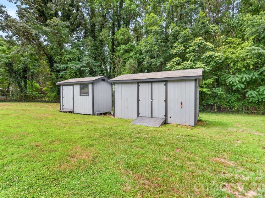 4525 Hemphill Road, Gastonia, NC 28056.  MLS# CAR4397707, YatesRealty ID 35394. Shed (right shed will not convey)