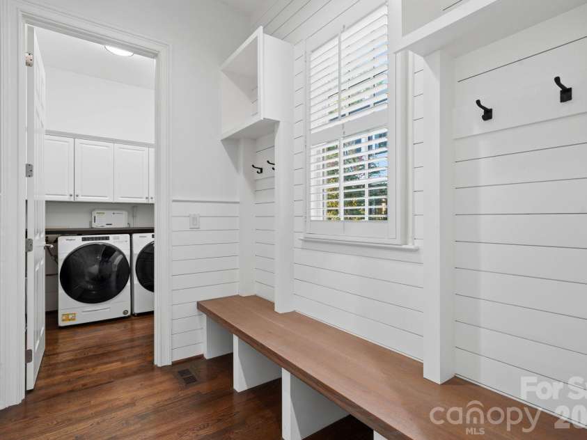 9414 Heydon Hall Circle, Charlotte, NC 28210.  MLS# CAR4421247, YatesRealty ID 35397. Drop Zone and Laundry Room on Main Floor
