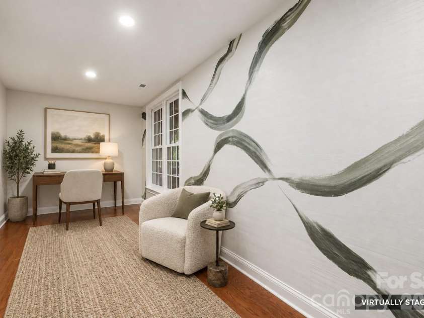 9414 Heydon Hall Circle, Charlotte, NC 28210.  MLS# CAR4421247, YatesRealty ID 35397. Virtually Staged Basement can be an Office Area