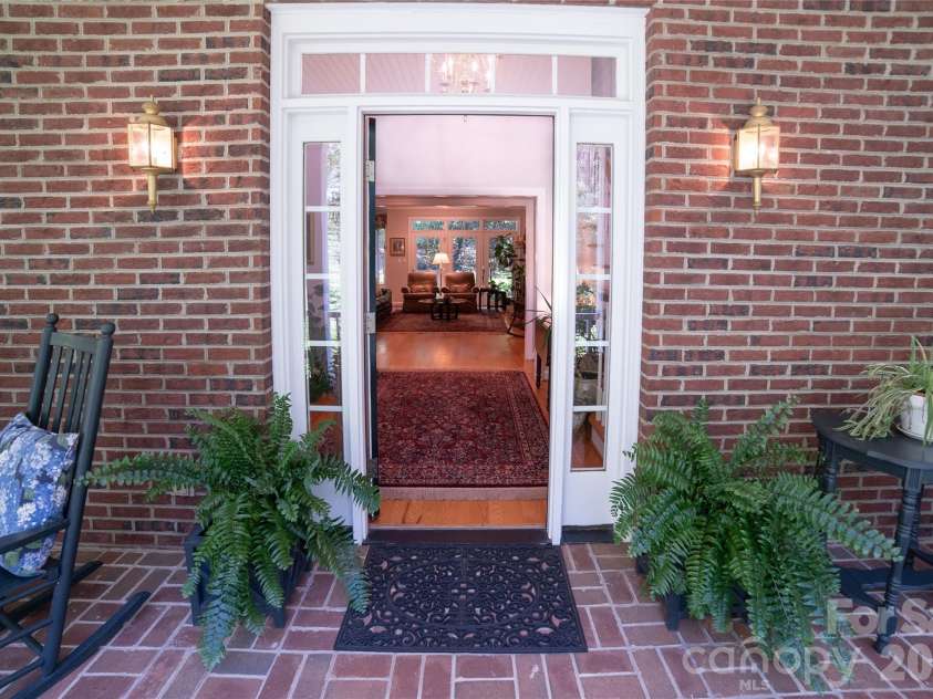 2086 Warrior Fork Trail, Morganton, NC 28655.  MLS# CAR4397825, YatesRealty ID 35399. Formal entry foyer is inside this great entry door