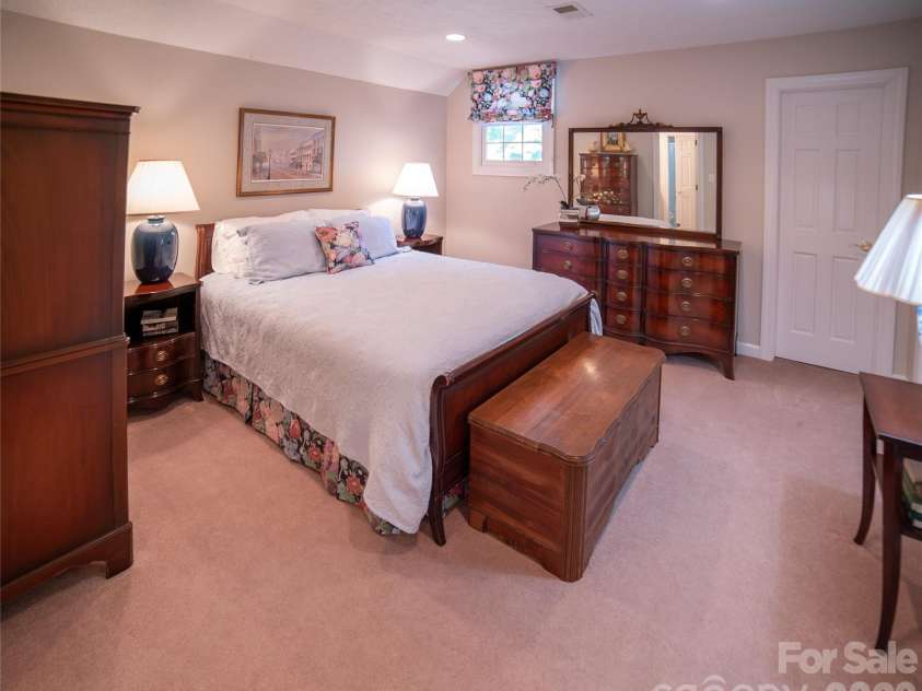 2086 Warrior Fork Trail, Morganton, NC 28655.  MLS# CAR4397825, YatesRealty ID 35399. This bedroom connects directly to the Jack and Jill bathroom and features a walk-in Cedar-lined close as well as (2) standard closets