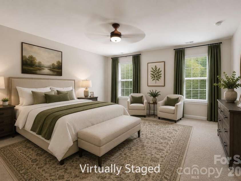 136 Haddonsfield Drive, Mooresville, NC 28115.  MLS# CAR4396750, YatesRealty ID 35400. Upper Level Primary Suite