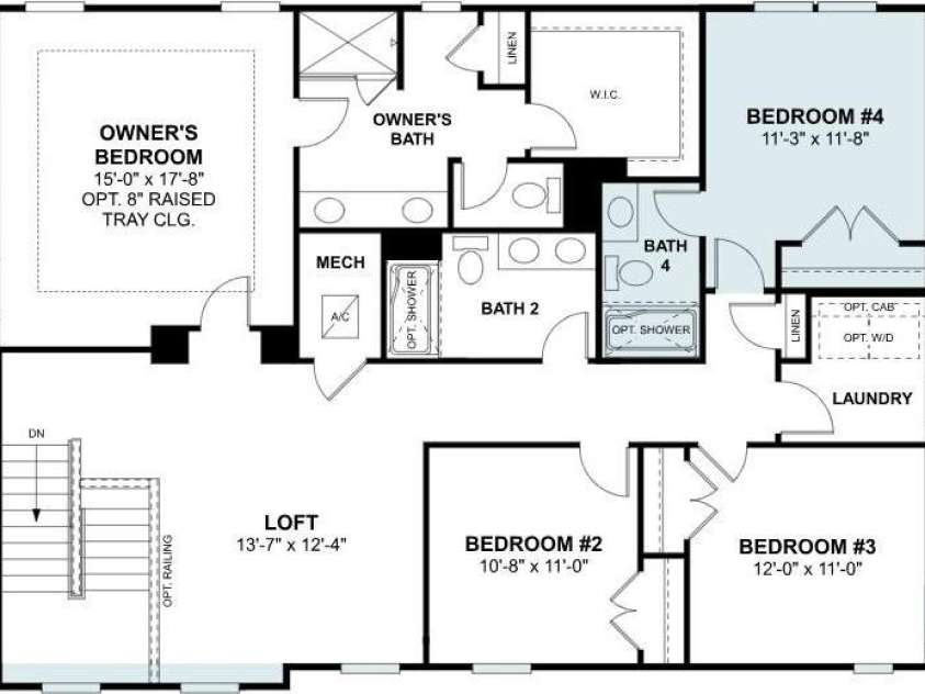 246 Amber Glen Drive, Locust, NC 28097.  MLS# CAR4400843, YatesRealty ID 35404. Second floor