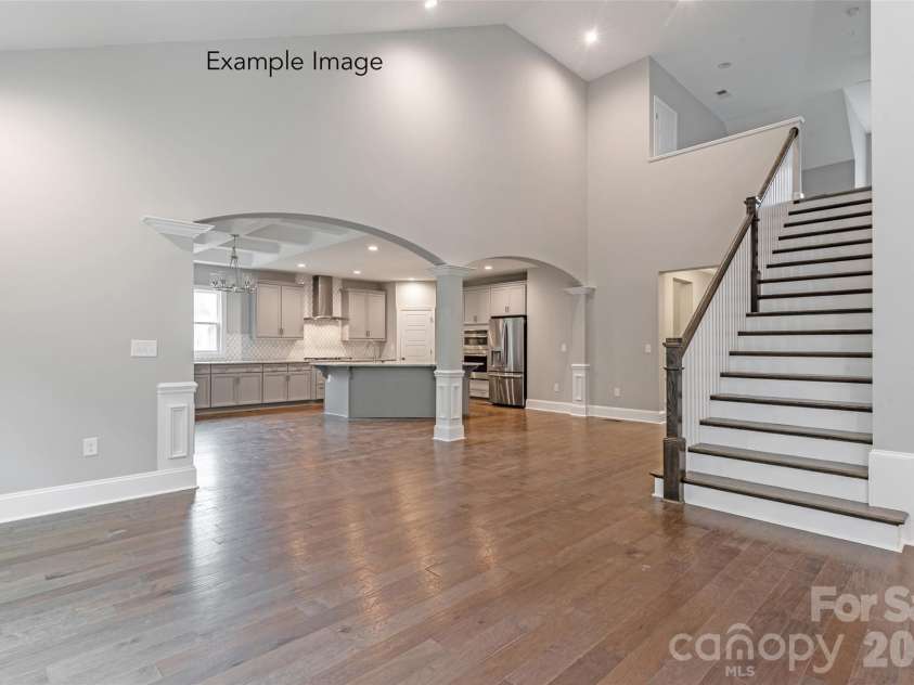 11012 Tyler Brook Lane, Mint Hill, NC 28227.  MLS# CAR4400226, YatesRealty ID 35418. Example Photo - Family Room/Kitchen