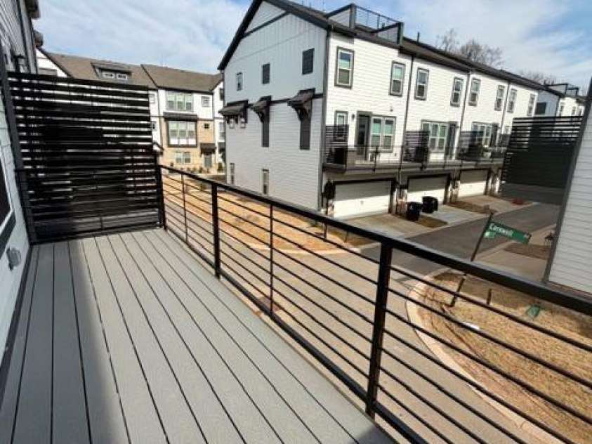 549 Annie Lowery Way, Davidson, NC 28036.  MLS# CAR4353734, YatesRealty ID 3542. Deck- 2nd level 