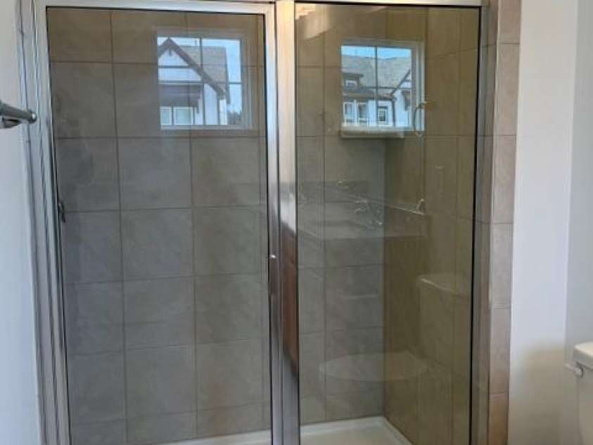 549 Annie Lowery Way, Davidson, NC 28036.  MLS# CAR4353734, YatesRealty ID 3542. Shower in primary 