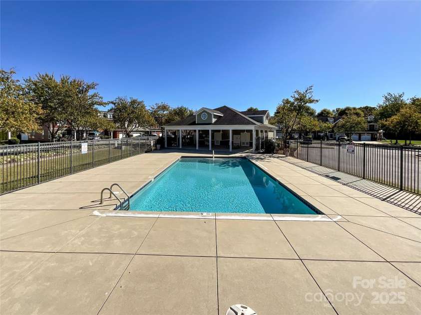 2822 Hopeton Court, Monroe, NC 28110.  MLS# CAR4285934, YatesRealty ID 35422. Community pool with cabana