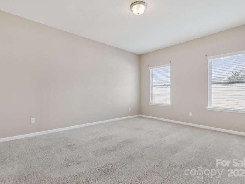 2822 Hopeton Court, Monroe, NC 28110.  MLS# CAR4285934, YatesRealty ID 35422. Primary bedroom on the main level