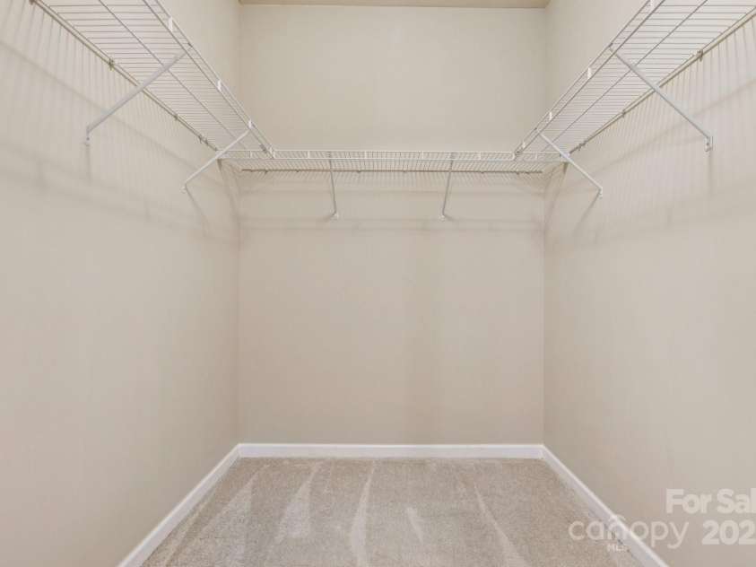 2822 Hopeton Court, Monroe, NC 28110.  MLS# CAR4285934, YatesRealty ID 35422. Primary bedroom walk-in closet