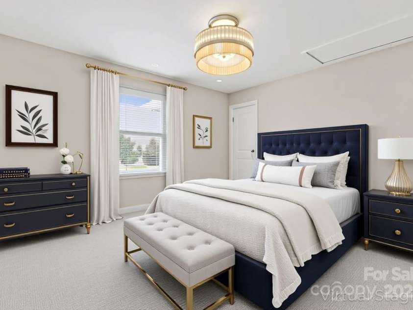 2822 Hopeton Court, Monroe, NC 28110.  MLS# CAR4285934, YatesRealty ID 35422. Virtually staged- second bedroom