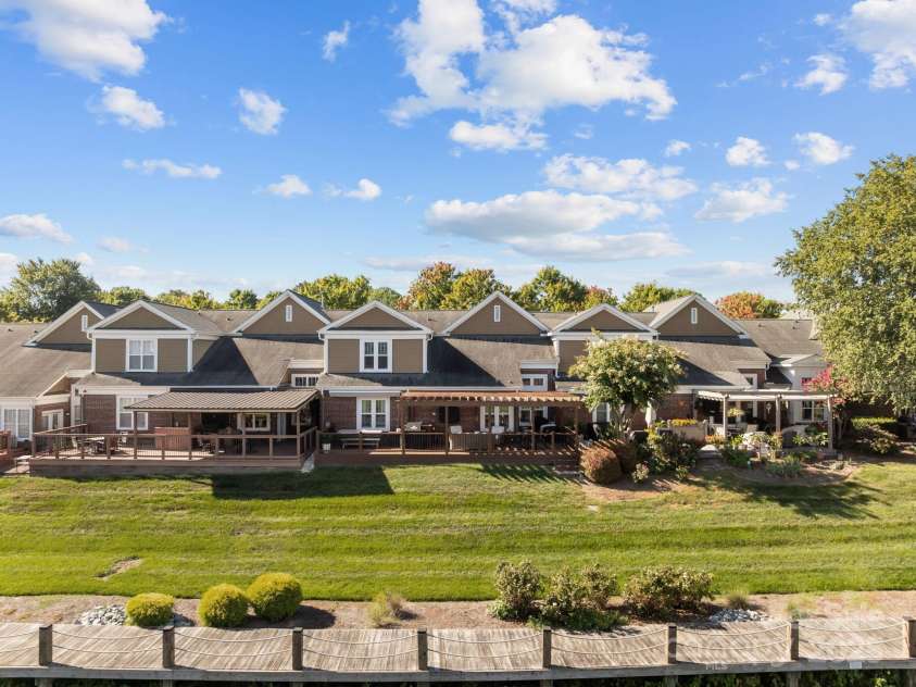 18405 Harborside Drive, Cornelius, NC 28031.  MLS# CAR4295512, YatesRealty ID 35429. Back view at deck from Boardwalk