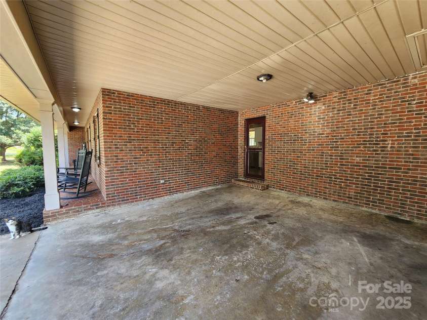 4022 Lynn Circle, Shelby, NC 28152.  MLS# CAR4284820, YatesRealty ID 35436. Covered carport area