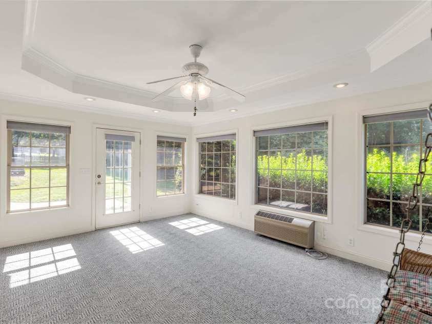 2411 Sandlewood Drive, Gastonia, NC 28054.  MLS# CAR4296248, YatesRealty ID 35438. Sun Room