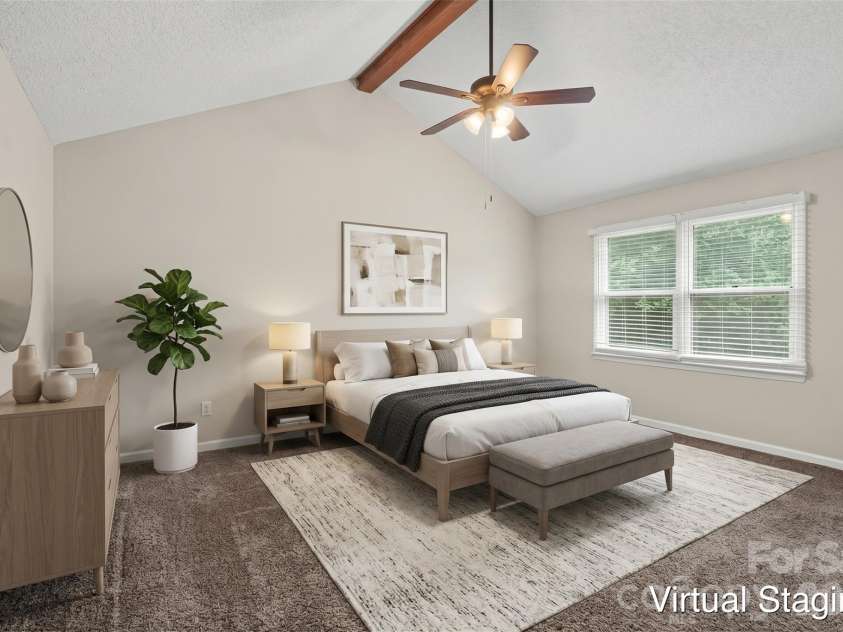 10826 Hunters Trace Court, Charlotte, NC 28262.  MLS# CAR4396694, YatesRealty ID 35439. Virtually Staged