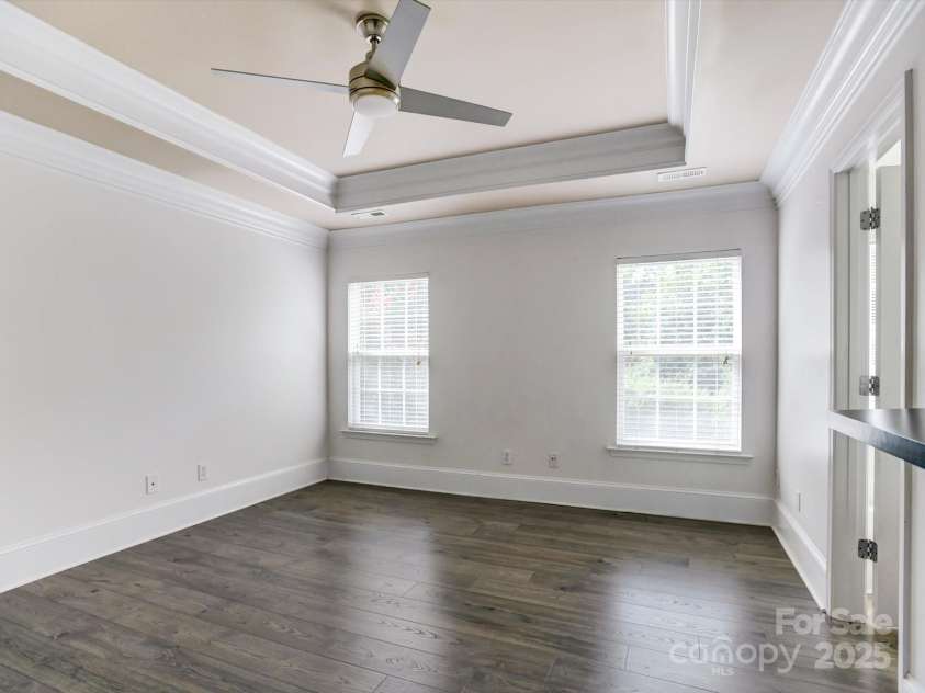 9930 Caldwell Depot Road, Cornelius, NC 28031.  MLS# CAR4290086, YatesRealty ID 35439. Primary bedroom