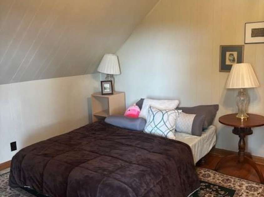 2491 Watts Street, Morganton, NC 28655.  MLS# CAR4287474, YatesRealty ID 3544. Upstairs bedroom with deck