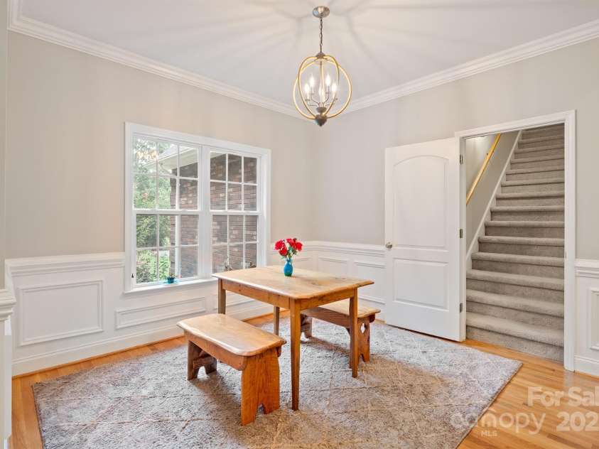524 Lawyers Road, Indian Trail, NC 28079.  MLS# CAR4285960, YatesRealty ID 35442. Dining Area to Bonus Room