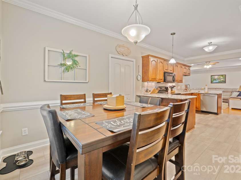 524 Lawyers Road, Indian Trail, NC 28079.  MLS# CAR4285960, YatesRealty ID 35442. Eat In Breakfast Area