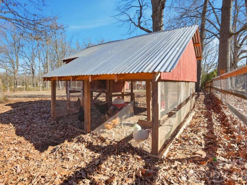 524 Lawyers Road, Indian Trail, NC 28079.  MLS# CAR4326347, YatesRealty ID 35442. Custom Chicken Coop - It can be removed if buyer doesn't want it