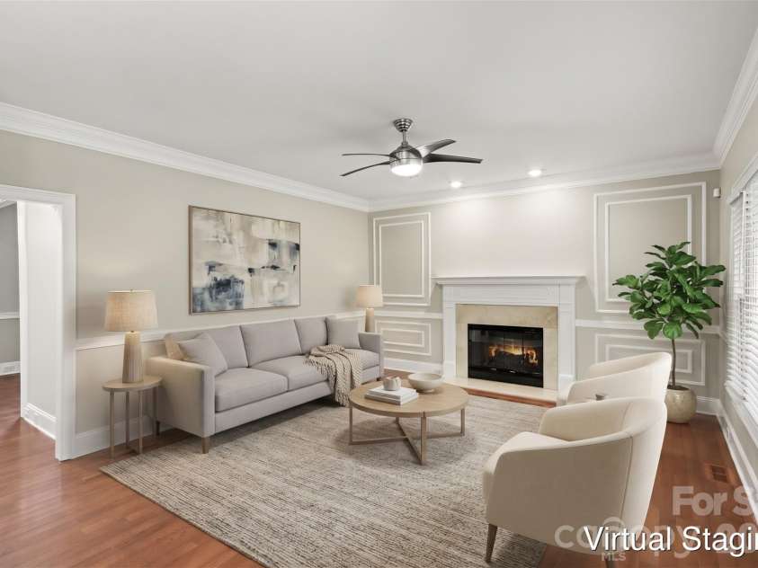 18611 Reflection Rock Court, Davidson, NC 28036.  MLS# CAR4383453, YatesRealty ID 35443. Virtually staged