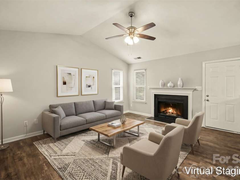 2732 Black Walnut Lane, Charlotte, NC 28262.  MLS# CAR4398539, YatesRealty ID 35444. Virtually staged