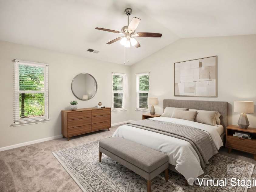 2732 Black Walnut Lane, Charlotte, NC 28262.  MLS# CAR4398539, YatesRealty ID 35444. Virtually staged