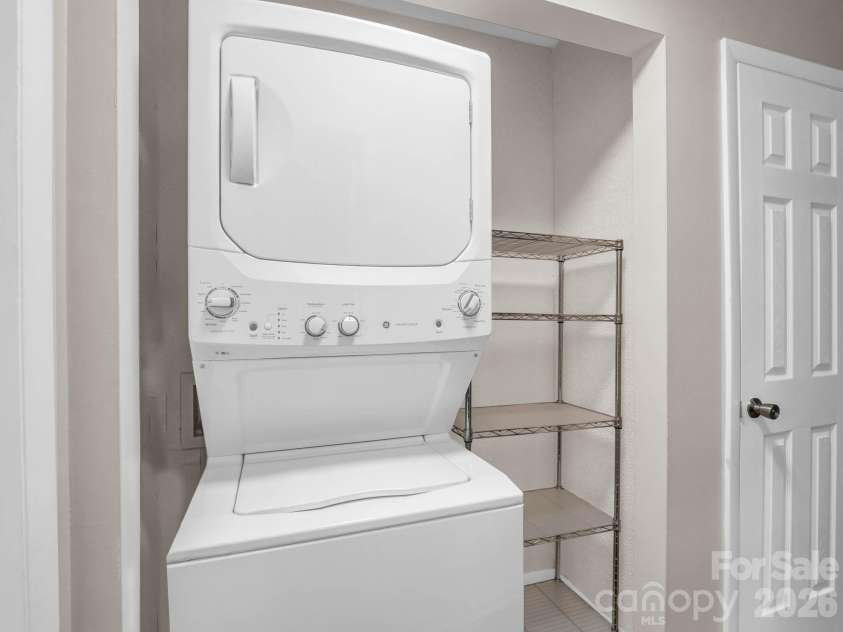 16 Main Street, Asheville, NC 28803.  MLS# CAR4399925, YatesRealty ID 35453. Stackable washer and dryer included