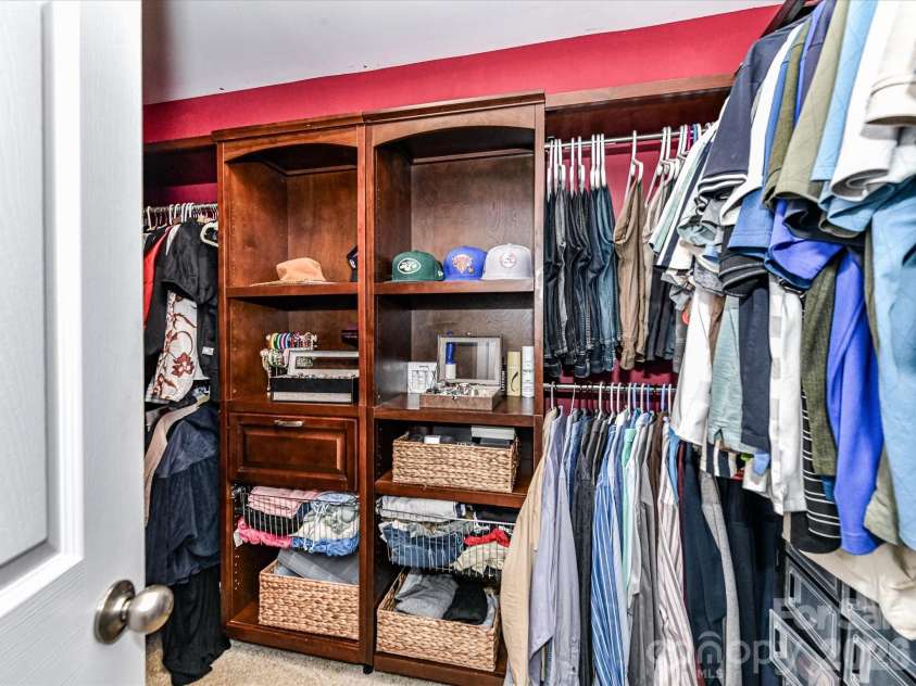9608 Indian Beech Avenue, Concord, NC 28027.  MLS# CAR4296375, YatesRealty ID 35453. Primary Closet